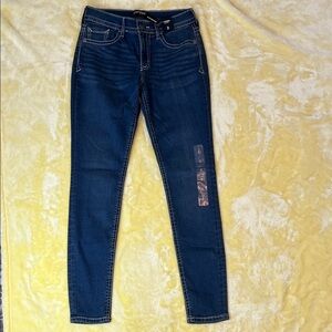 Express Dark Blue Skinny Jeans